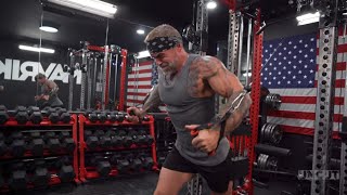 James Grage Workout CHEST amp TRICEPS w Dumbbells Bands  Raw amp Uncut  Day 37 [upl. by Kirven]