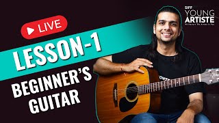 LIVE Lesson 1  Beginners Guitar Lesson  Introduction to Guitar 🎸 guitar siffyoungartiste [upl. by Anissej955]