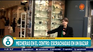 MECHERAS en el centro comerciantes son víctimas de las delincuentes [upl. by Mal]