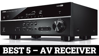 Top 5 Best AV Receiver Best AV Received reviews 2024 [upl. by Daraj]