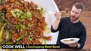 A 20 minute Gochujang Beef Bowl [upl. by Irafat83]