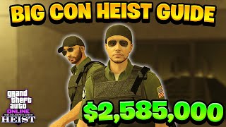 2 Player Casino Heist Big Con Step By Step Walkthrough GTA Online Diamond Casino Heist 2023 [upl. by Niliram750]