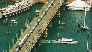 Sydney Monorail  Pyrmont Bridge 1997 [upl. by Ramsden248]