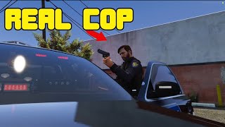 TREYTEN Pretends to be a Real Cop in GTA 5 RP [upl. by Adnwahsal693]