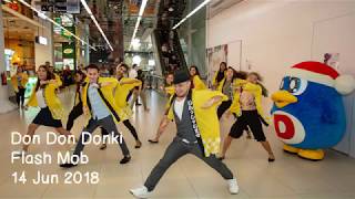 DON DON DONKI 100AM Flash Mob [upl. by Samoht808]