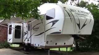 2013 Forest River Rockwood 8282ws ultra lite 5th wheel walkaround video [upl. by Attenna]