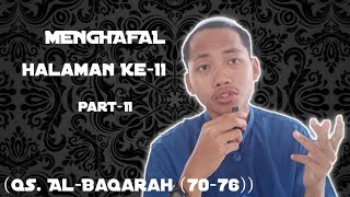 PART KE11 MENGHAFAL ALQURAN HALAMAN KE 11 [upl. by Brogle164]