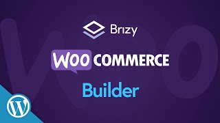 Brizy WordPress PRO 21 Announcement WooCommerce Builder [upl. by Jayme]