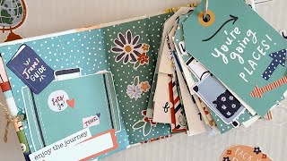 Simple Stories I Mini Album Tutorial I 2 Page Album [upl. by Grimbald]