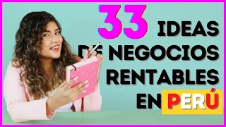 33 Ideas de NEGOCIOS RENTABLES en PERÚ para 2021 [upl. by Ahseenal]