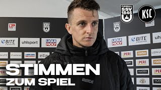 ULMKSC  Die Stimmen zum Heimspiel gegen Karlsruhe [upl. by Ahsiuqal758]