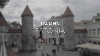 Virtual Tour Talllinn Estonia walk in 4K [upl. by Yregerg]