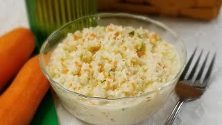 How to make DELICIOUS COLESLAW easy STEP by STEP ❤ [upl. by Nadine]