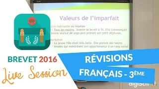 Brevet 2016  Révisions de Français en live avec digiSchool replay 13062016 [upl. by Hatti770]