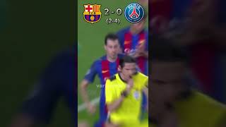 Barça VS PSG 65  The Greatest Comeback in Football History⚽🔥🥵 football remontada [upl. by Attekahs813]