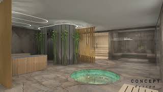 VirginiaWaterBathroomDesigns luxurious LuxuryBathroomDesign by Concept Virtual Design [upl. by Idurt]