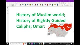 History of Muslim world    History of Rightly Guided Caliphs Omar   44 caliphomar upsc ias [upl. by Hnib]