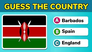 Hardest but Easy Guess Flag QUIZ you cant miss [upl. by Akoyn249]