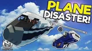 JET PLANE DELIVERY GOES WRONG  Stormworks Build and Rescue Gameplay  Plane Crash Survival [upl. by Rozamond]