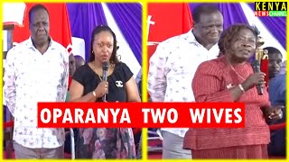 Crowd ERUPTS as Oparanya introduces his 2 Wives in front of Raila today at Kakamega [upl. by Clova705]