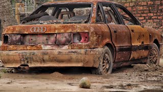 Fully restoration 1980 AUDI Q8 car abandoned for 30 years  Restoration Channel [upl. by Nylcoj955]