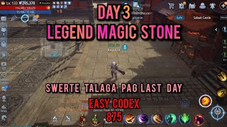 Mir4  Day 3 Easy Legend Magic Stone  Easy codex [upl. by Inalem]