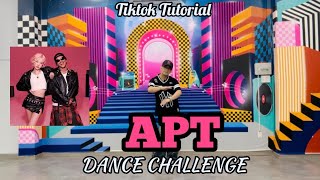 APT Dance Challenge  Tiktok Tutorial  Step by step Tutorial [upl. by Gluck530]