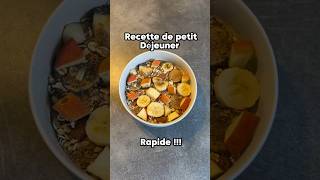 RECETTE PETIT DÉJEUNER HEALTHY nutrition pertegras mieuxmanger petitdejeuner [upl. by Ignatia399]