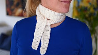 STYLISH Neck Scarf SOPHIE SCARF Inspired Crochet Tutorial [upl. by Lim]