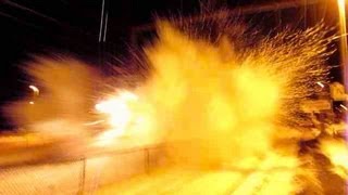 MUST SEE 100MPH Amtrak Train Hits Snow Bank was not expecting this Snowmo [upl. by Tadich277]