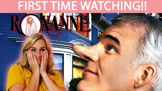 ROXANNE 1987  MOVIE REACTION  FIRST TIME WATCHING [upl. by Anaidirib]