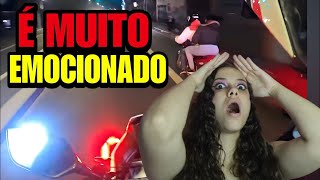 Momento Inacreditável Motoqueiro Faz Manobra Surreal e Deixa Polícia no Chinelo [upl. by Artemis]