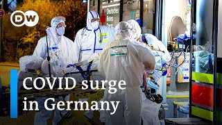 Germanys COVID19 rate highest since pandemic began  DW News [upl. by Darom]