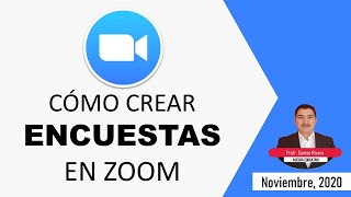 Cómo crear encuestas votaciones en ZOOM [upl. by London]