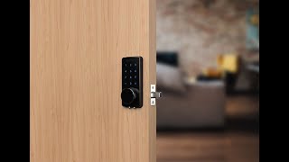 TTLock bluetooth smart deadbolt installing and testing  OS8815BLE [upl. by Manaker]