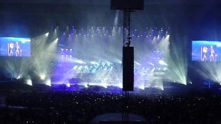 Johnny Hallyday amp Marie Mai  Vivre pour le meilleur stade de France 17 Juin [upl. by Arinaid]