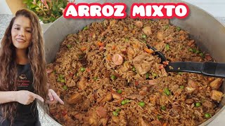 ARROZ MIXTO FÁCIL Y RÁPIDO y sobretodo DELICIOSO 😋 [upl. by Bitthia]