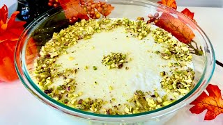 How to Make Firni Afghan Pudding Easy Dessert [upl. by Anyad]