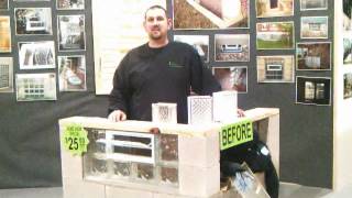 1st Choice Glass Block amp Egress at Columbus Home Show [upl. by Atipul]