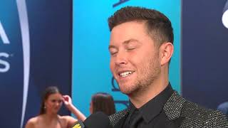 CMA Awards Scotty McCreery talks live on red carpet [upl. by Auahsoj952]