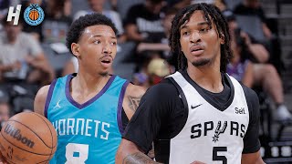 Charlotte Hornets vs San Antonio Spurs  FULL Game Highlights  2024 California Classic [upl. by Mirielle453]