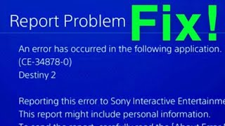 PS4 ERROR CODE CE348780 An error has occurred in the following application HOW TO FIX [upl. by Cecilia]