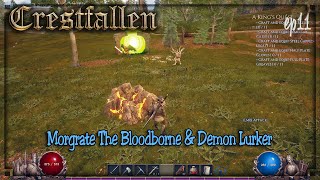 Crestfallen Medieval Survival  ep11 Morgrate The Bloodborne amp Co  Build Craft Survival [upl. by Cyrilla]