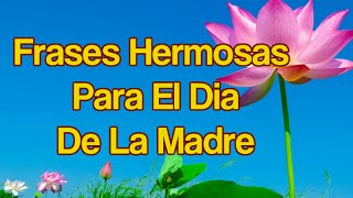 50 Frases Hermosas Para El Dia De La Madre  Feliz Dia De La Madre [upl. by Tatiana673]