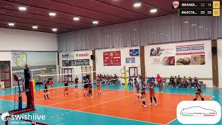 U14 CAMP BASSO TIRRENO BRANDINI GR VS INVICTA VOLLEY [upl. by Buiron]