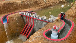 Build hydroelectricity on a small stream with a powerful unit [upl. by Ethyl]