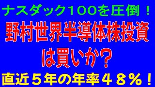 【半導体株暴落】野村世界半導体株は買いか！？【買い増しチャンス？】 [upl. by Ihdin]