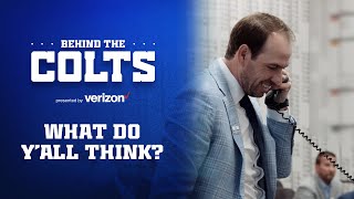 Behind the Colts  Episode 3 quotWhat Do YAll Thinkquot  Inside the 2024 Colts Draft [upl. by Suqram]