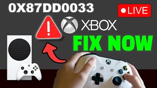 XBOX Sign in Not Working  Error Code 0x87dd0033 XBOX Not Working FIX TODAY ✅ [upl. by Dennison]