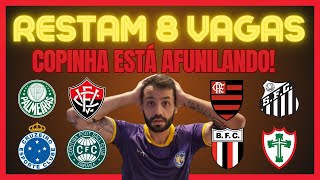 É DECISÃO RESTAM 8 VAGAS NA COPINHA VITÓRIA FLAMENGO CORITIBA E SANTOS JOGAM HOJE [upl. by Letnoj]